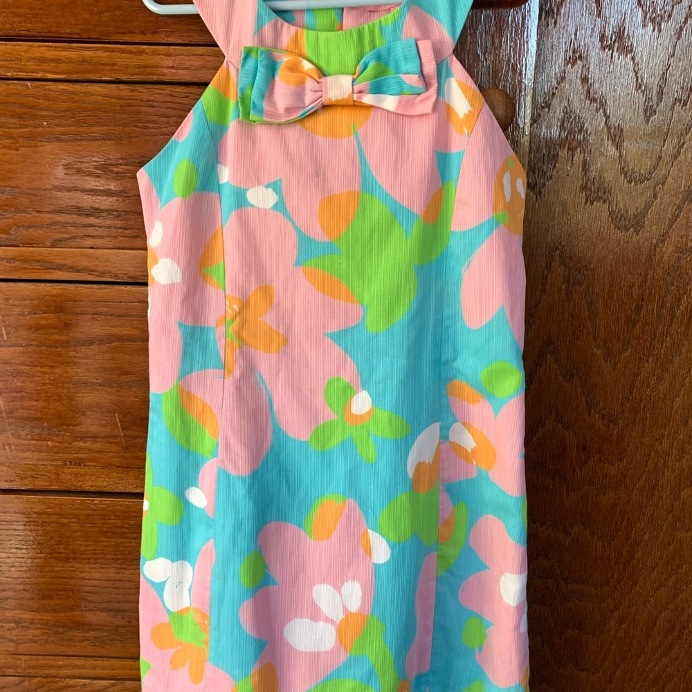 Lilly Pulitzer Inara Floral-Print Shift Dress Girls Size 7